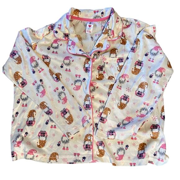 Sleep & Co Women's Gnome Winter Pajama Set. Size XL - Picture 2 of 8